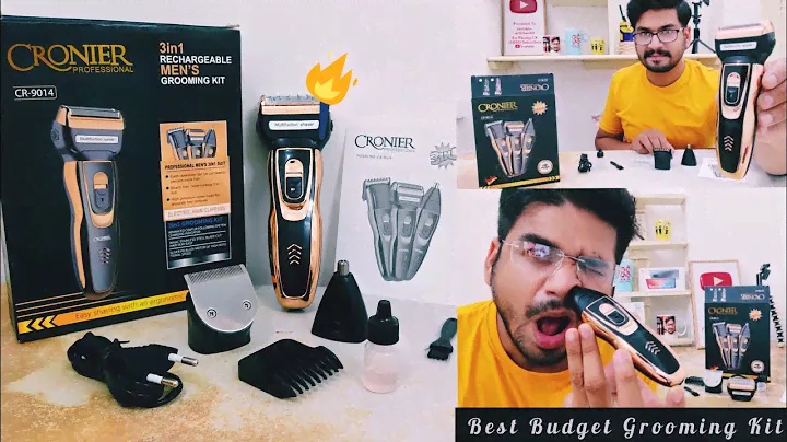 Cronier 3 in 1 Grooming Kit CR 9014 Professional Hair Trimmer Unbox To Review #unboxtoreview